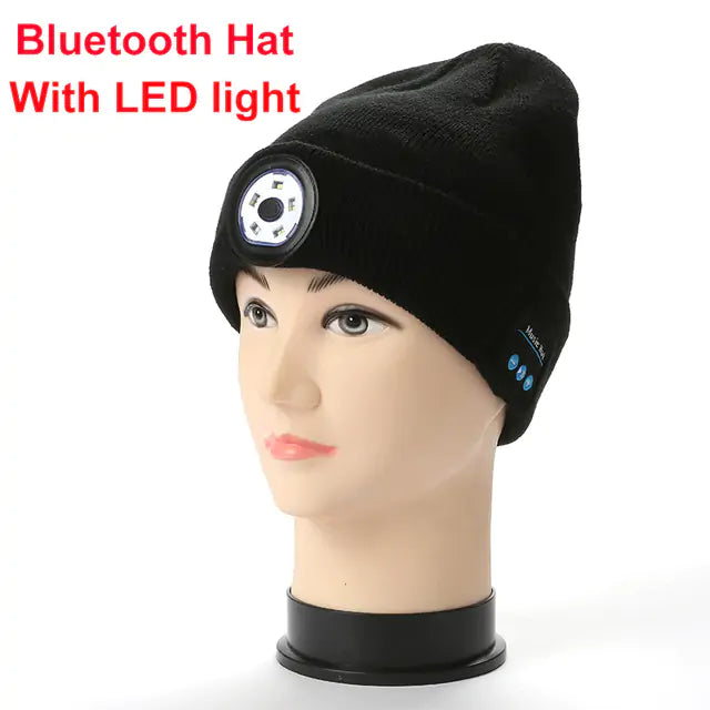 LaraShop™ LED Hat With Stereo Headset