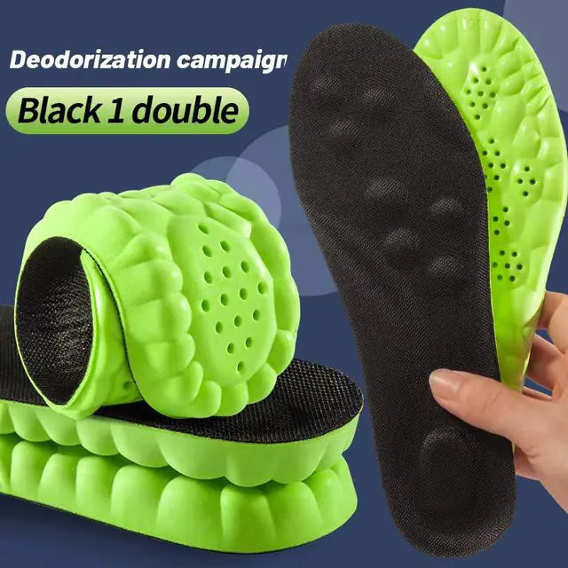 LaraShop™ 4D Latex Sport Support Running Insoles