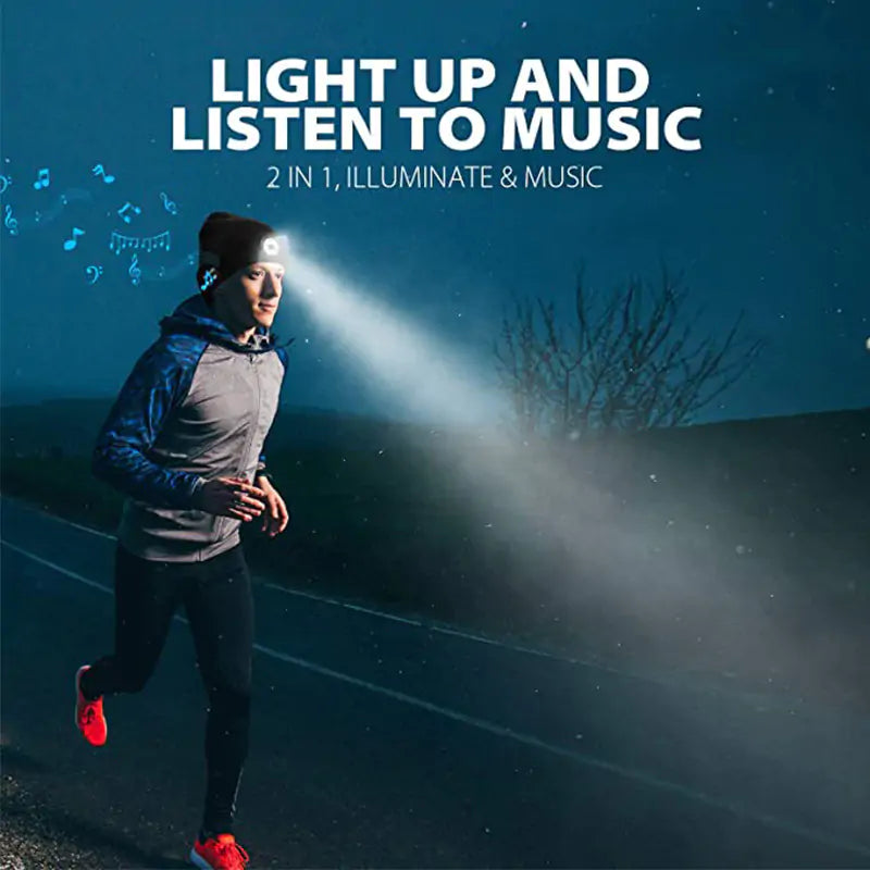 LaraShop™ LED Hat With Stereo Headset