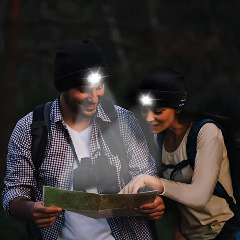 LaraShop™ LED Hat With Stereo Headset