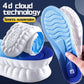 LaraShop™ 4D Latex Sport Support Running Insoles